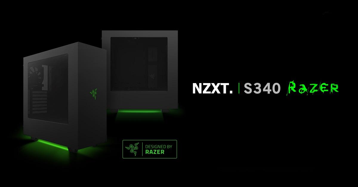 NZXT ra mắt thùng máy S340 “thiết kế bởi Razer”