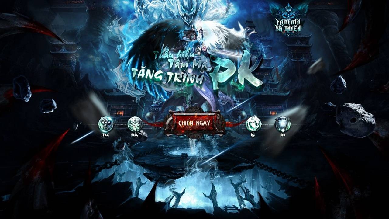 Tung Landing Page cực chất, "Tâm Ma Bá Thiên" lì xì mỗi game thủ 1 triệu đồng