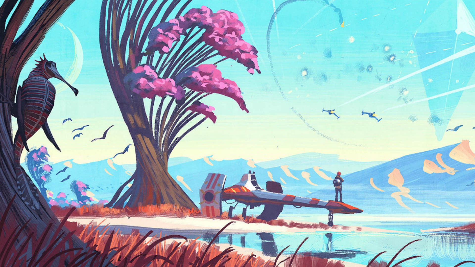 No Man’s Sky trình diễn lối chơi trên chương trình truyền hình The Late Show