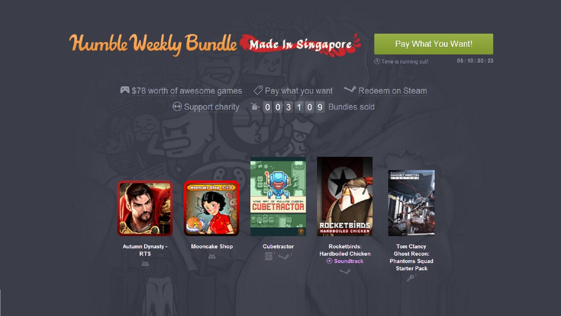 GameStart 2015: Humble Weekly Bundle giới thiệu gói “Made In Singapore”