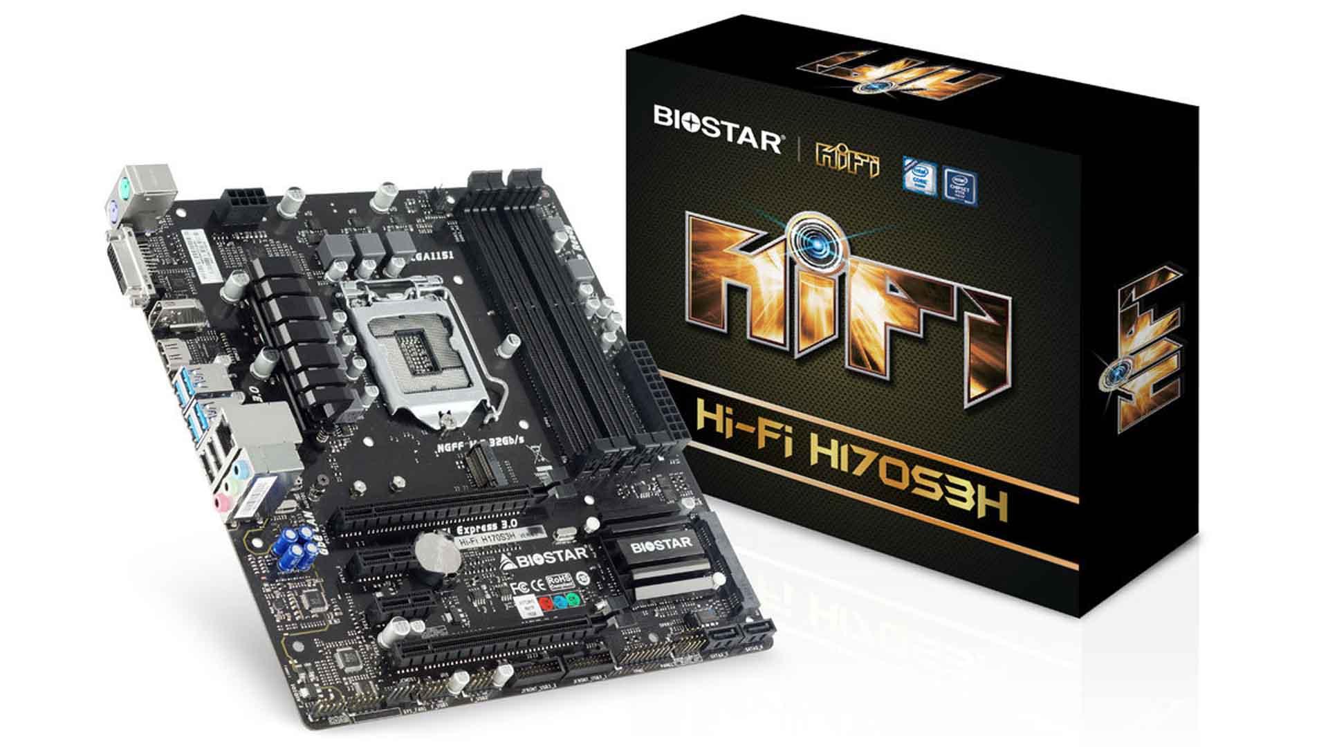 Biostar Hi-Fi H170S3H nhắm vào phân khúc tầm trung