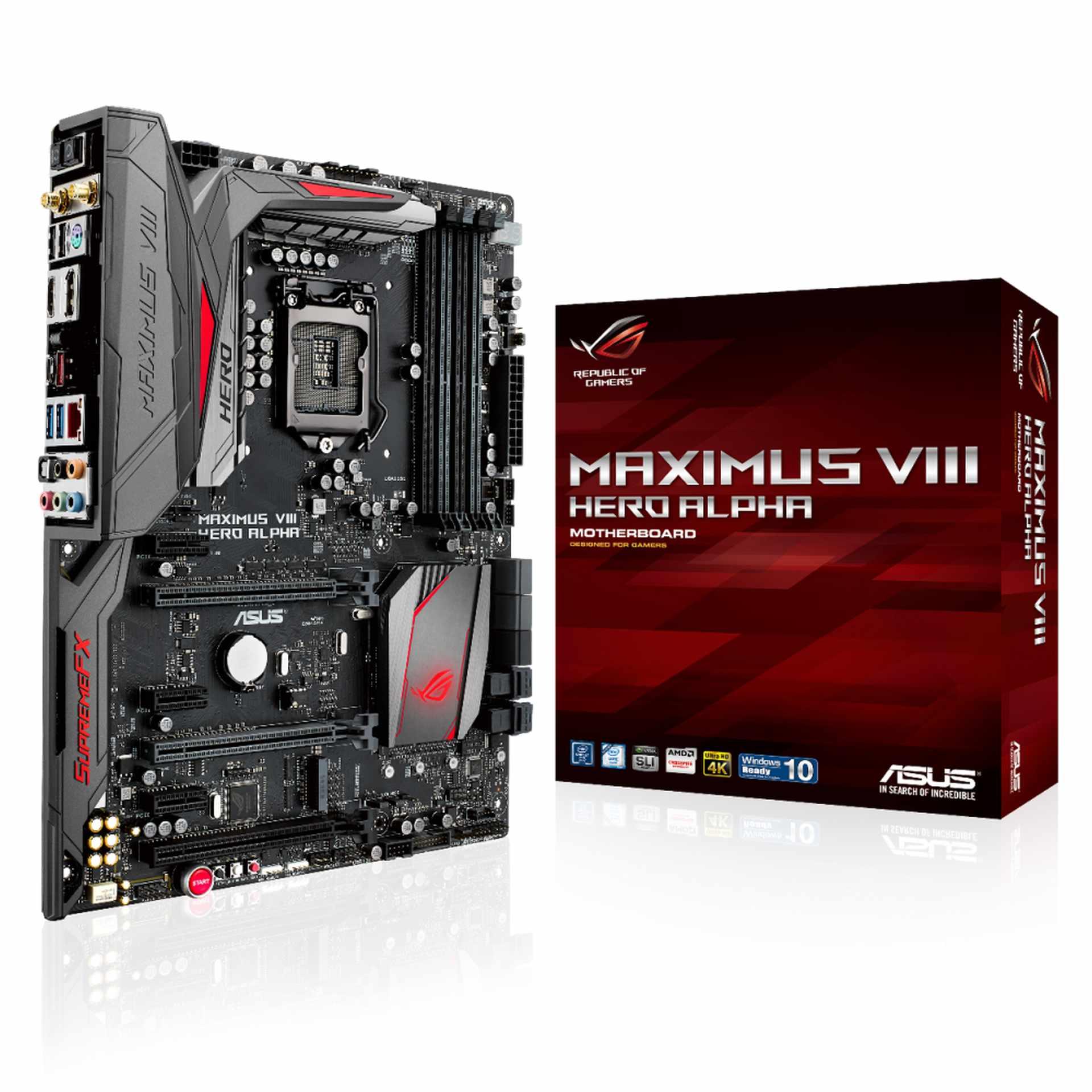 ASUS ROG công bố bo mạch chủ Maximus VIII Hero Alpha