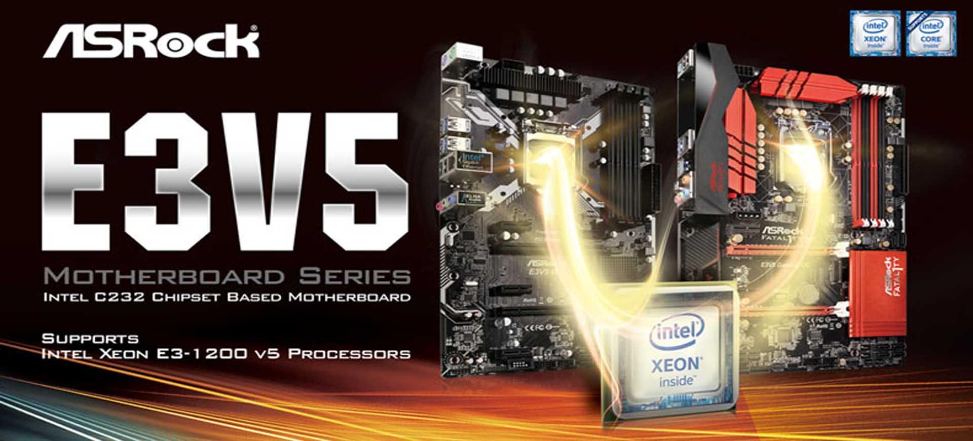 ASRock tung dòng bo mạch chủ mới sử dụng chipset "C232"