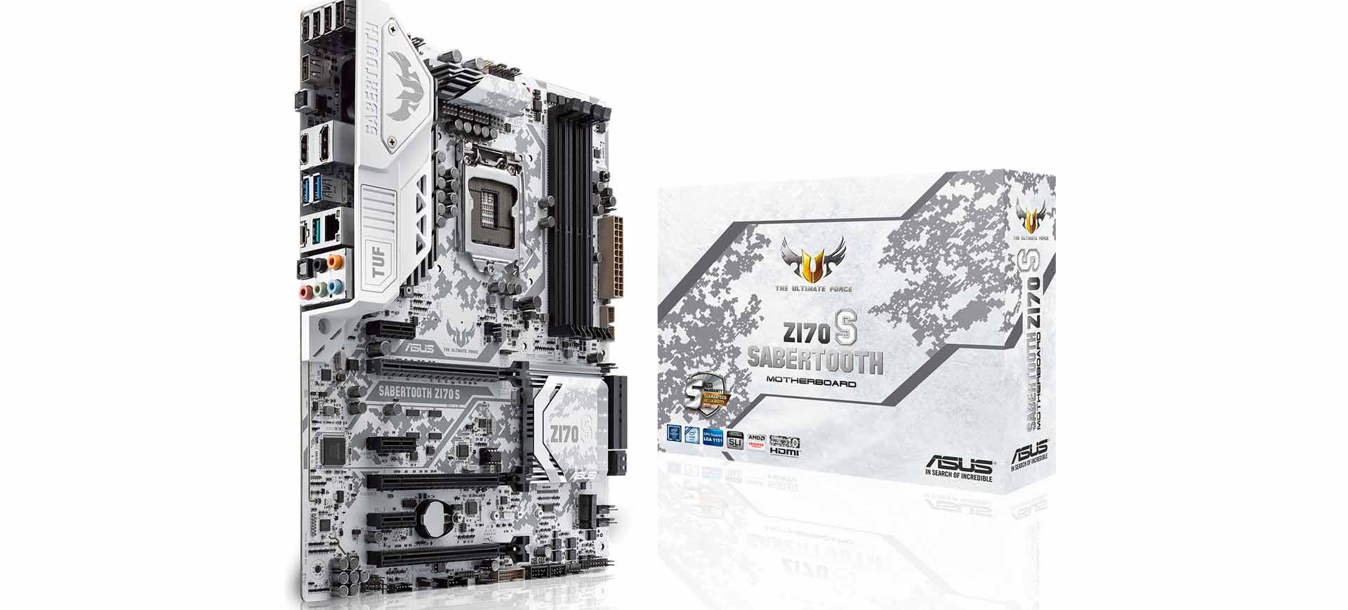 Hổ trắng "TUF Sabertooth Z170 S" của ASUS diện kiến