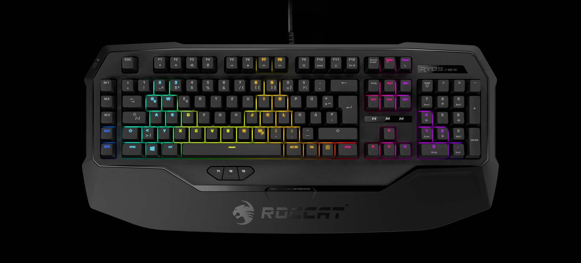 Ryos MK FX của Roccat nổi bật với đèn nền độc đáo