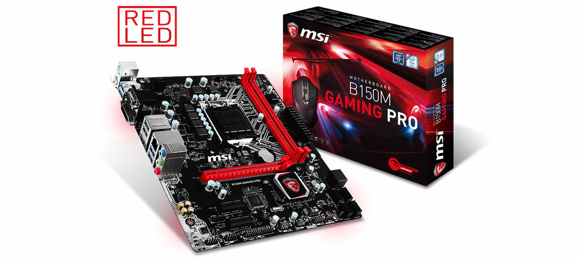 MSI chính thức tung ra bo mạch chủ "B150M GAMING PRO"