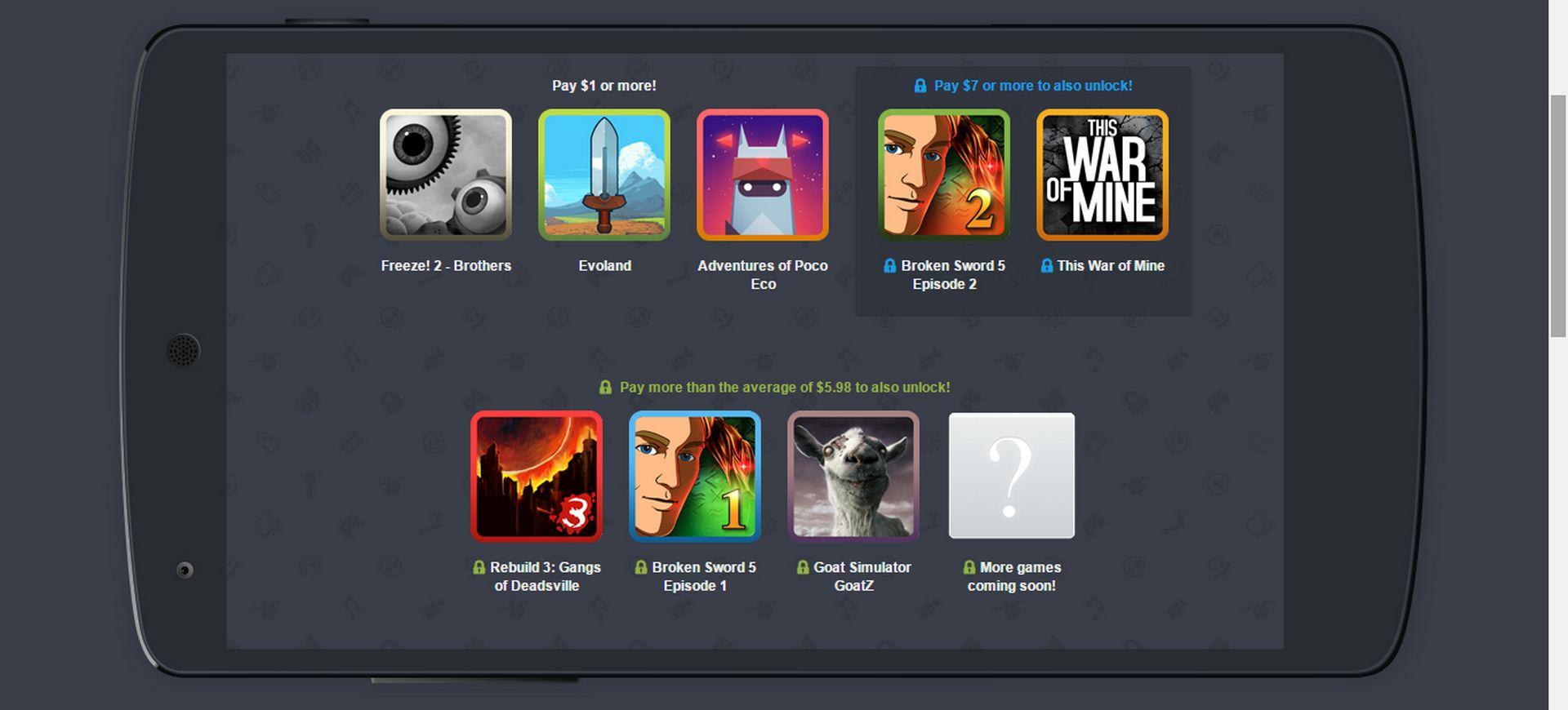 Humble Mobile Bundle 18: Broken Sword 5 và This War of Mine - Tin Game Mobile