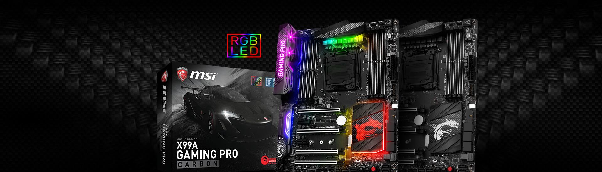 X99A GAMING PRO CARBON với giao tiếp USB 3.1 Type-C và U.2