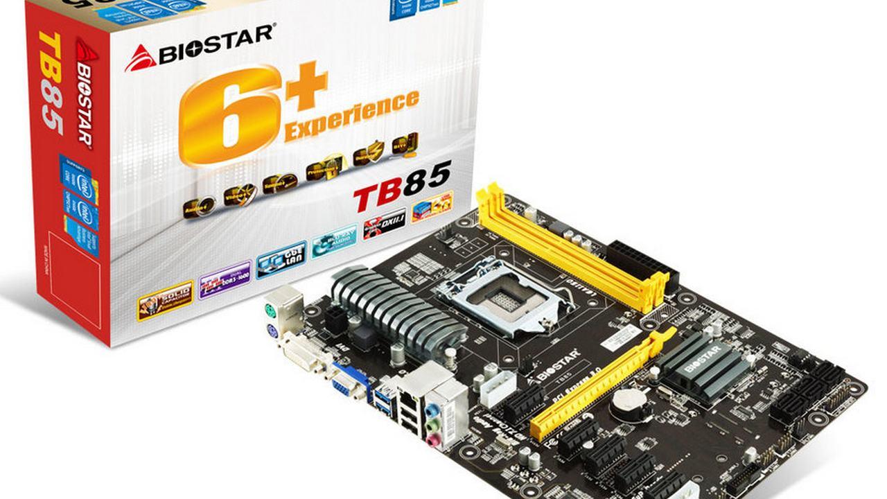 BIOSTAR ra mắt bo mạch chủ TB85