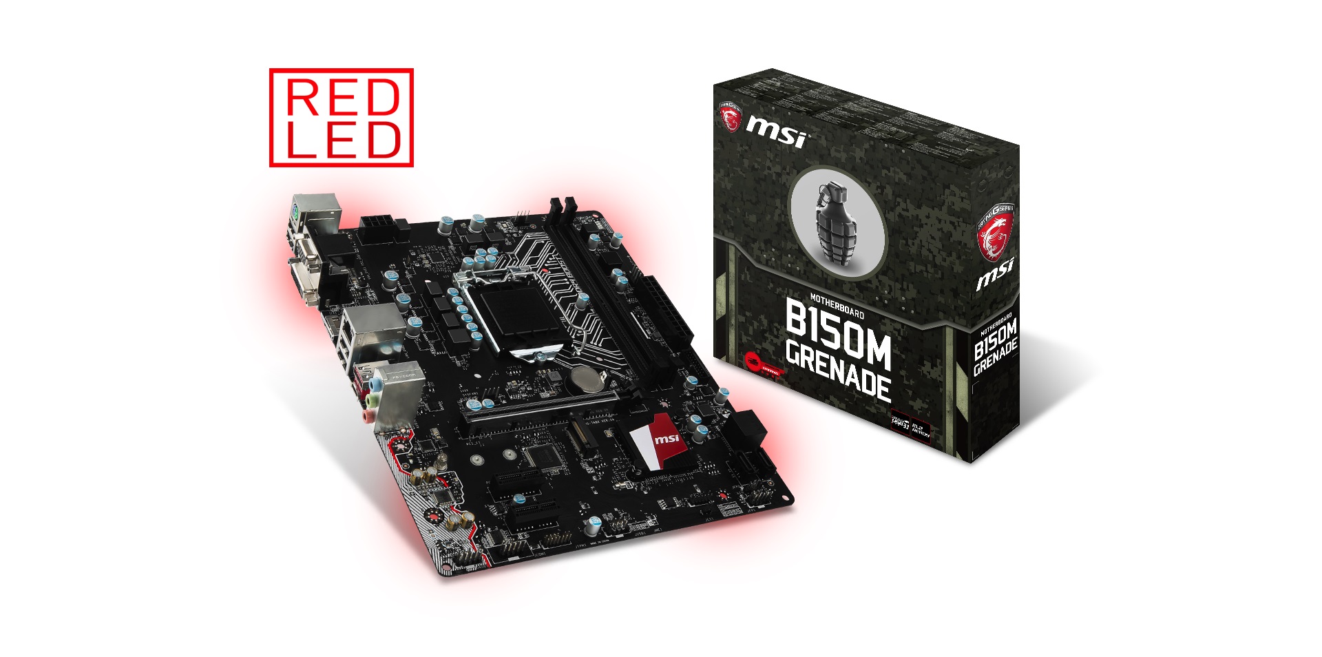 MSI giới thiệu mainboard B150M và H110M GRENADE