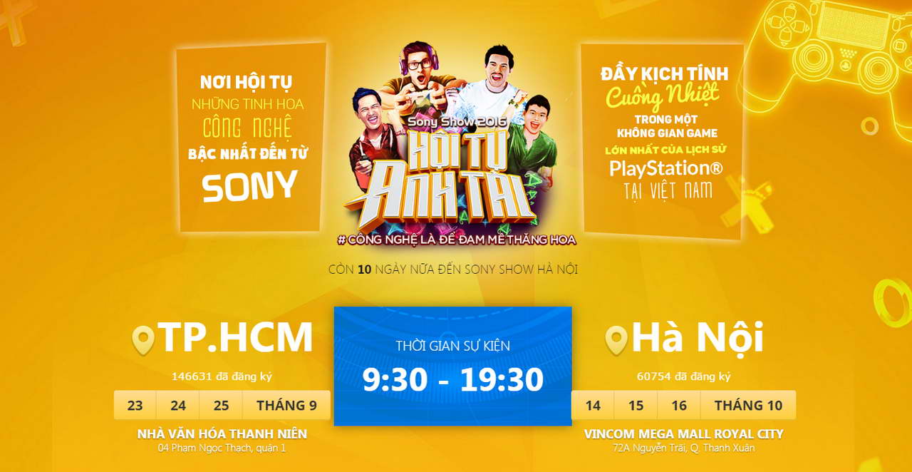 Sony Show 2016: Công nghệ là để đam mê thăng hoa