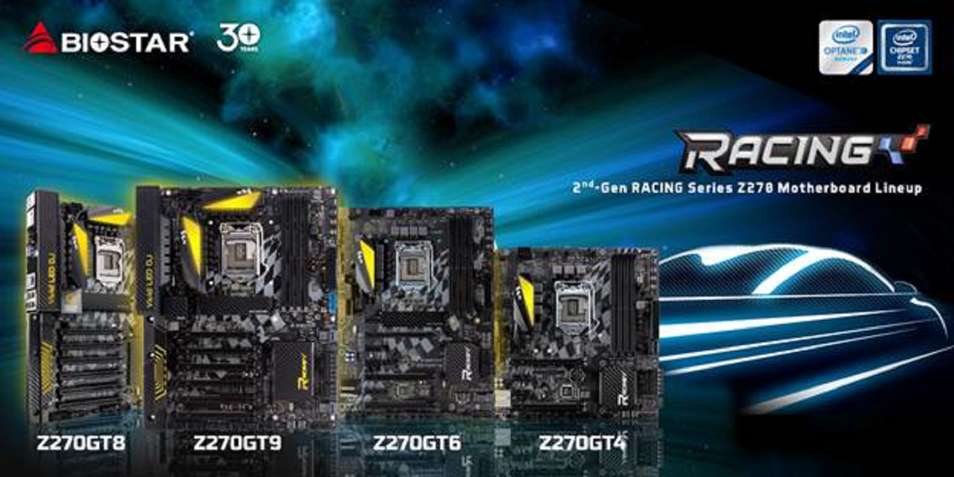 BIOSTAR ra mắt bo mạc chủ Z270 Racing “đàn em” mới