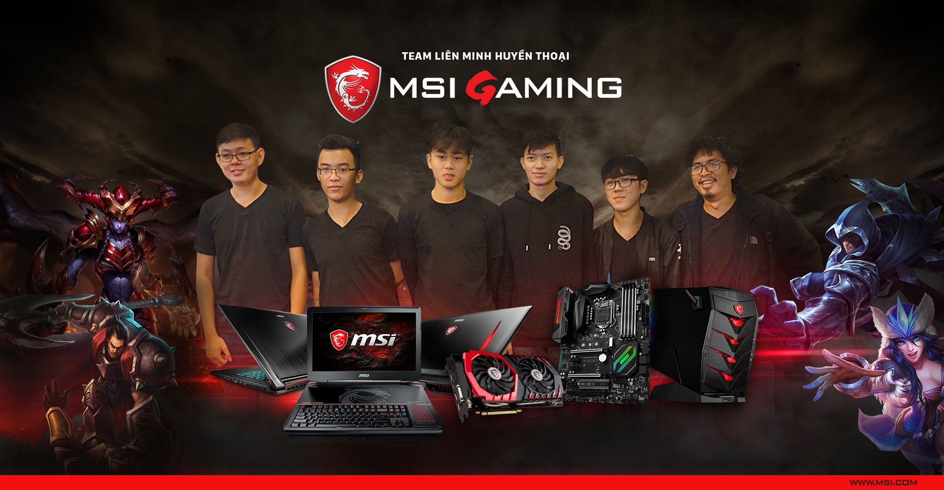 MSI tài trợ Young Generation, mùa sau đổi tên team và logo thành MSI GAMING