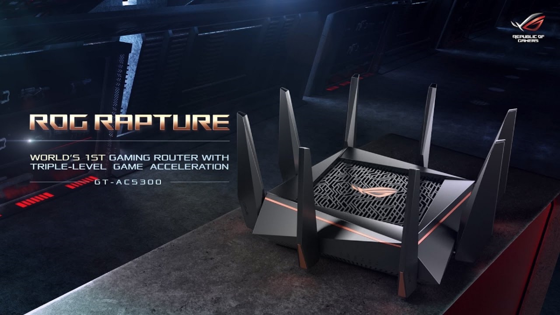 ASUS Republic of Gamers chính thức ra mắt bộ định tuyến Rapture GT-AC5300