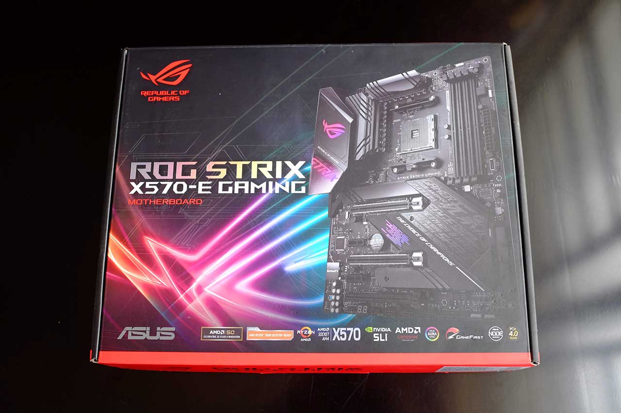 ASUS Strix X570 E Gaming, AMD Ryzen 7 3700x