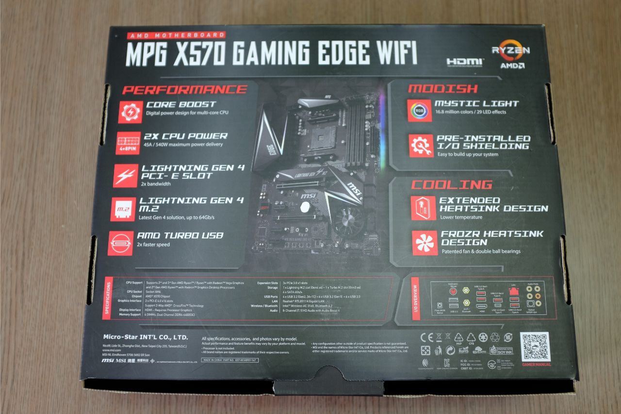 Msi Mpg X570 Gaming Edge Wifi Unlimited Connection Electrodealpro