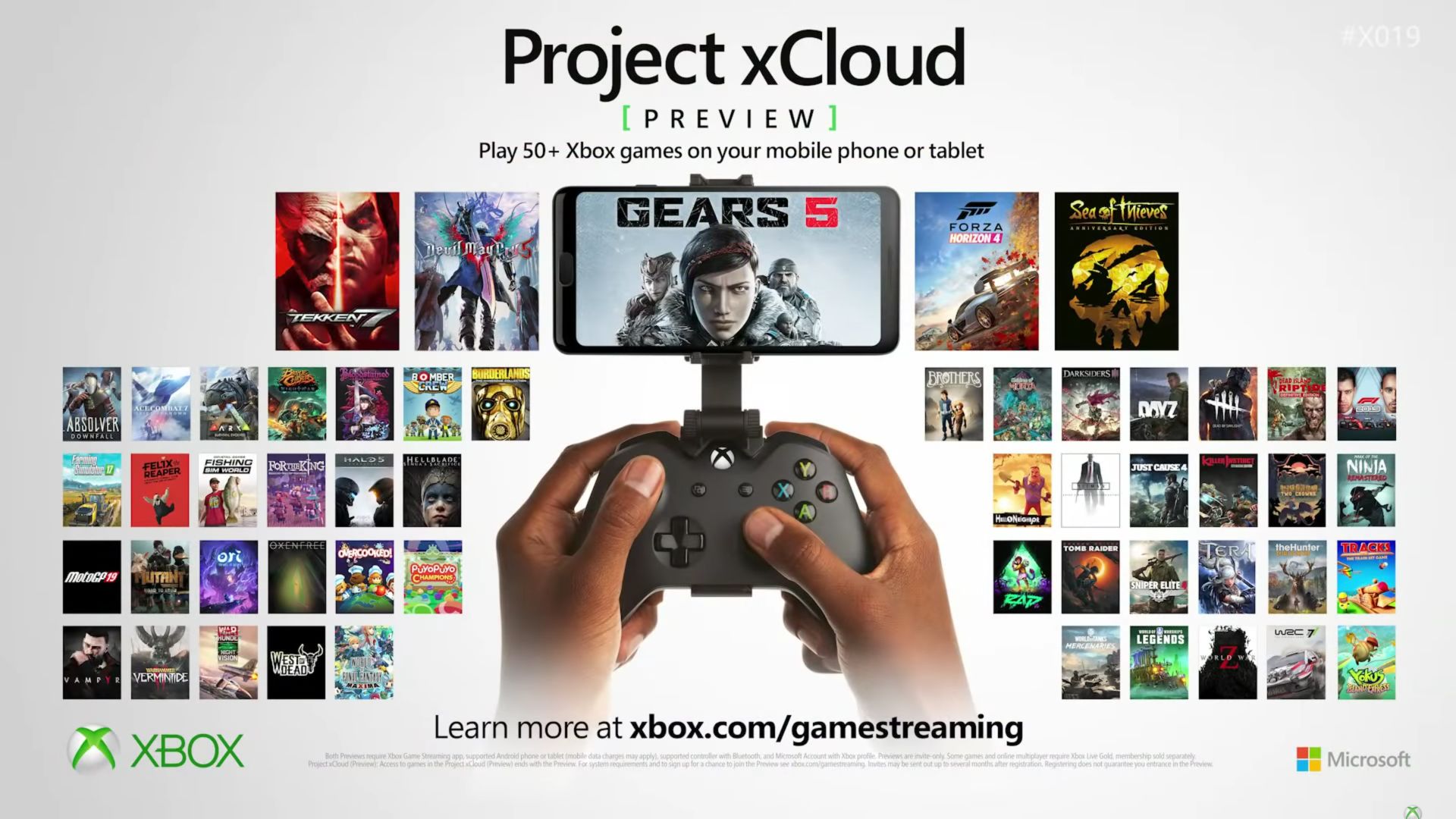 Microsoft bổ sung hơn 50 game vào thư viện ra mắt của Project xCloud
