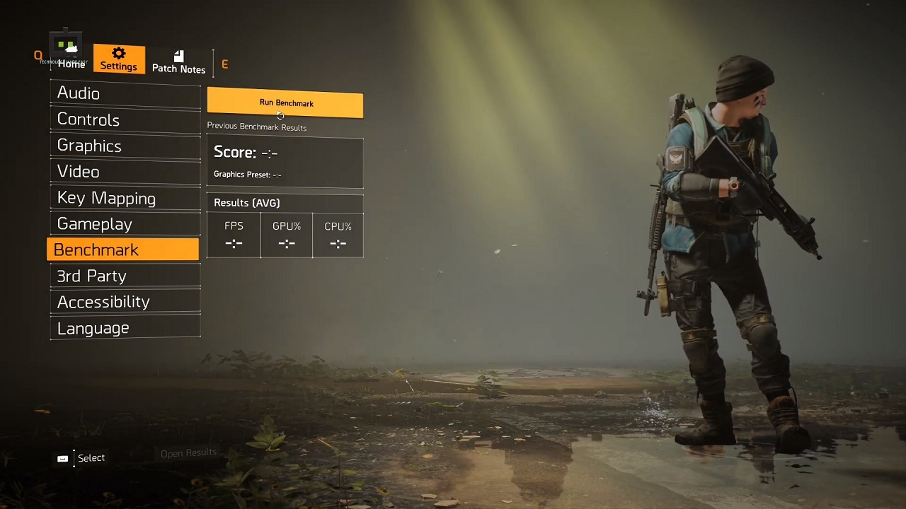 Game Benchmark