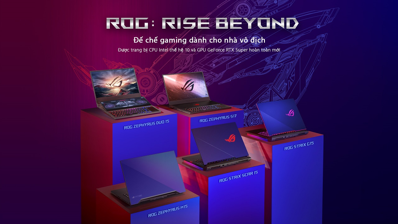ASUS giới thiệu dải gaming laptop mới dùng chip Intel Core thế hệ 10