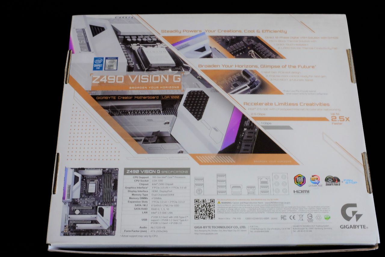 Gigabyte Z490 Vision G - Đánh Giá Nhanh