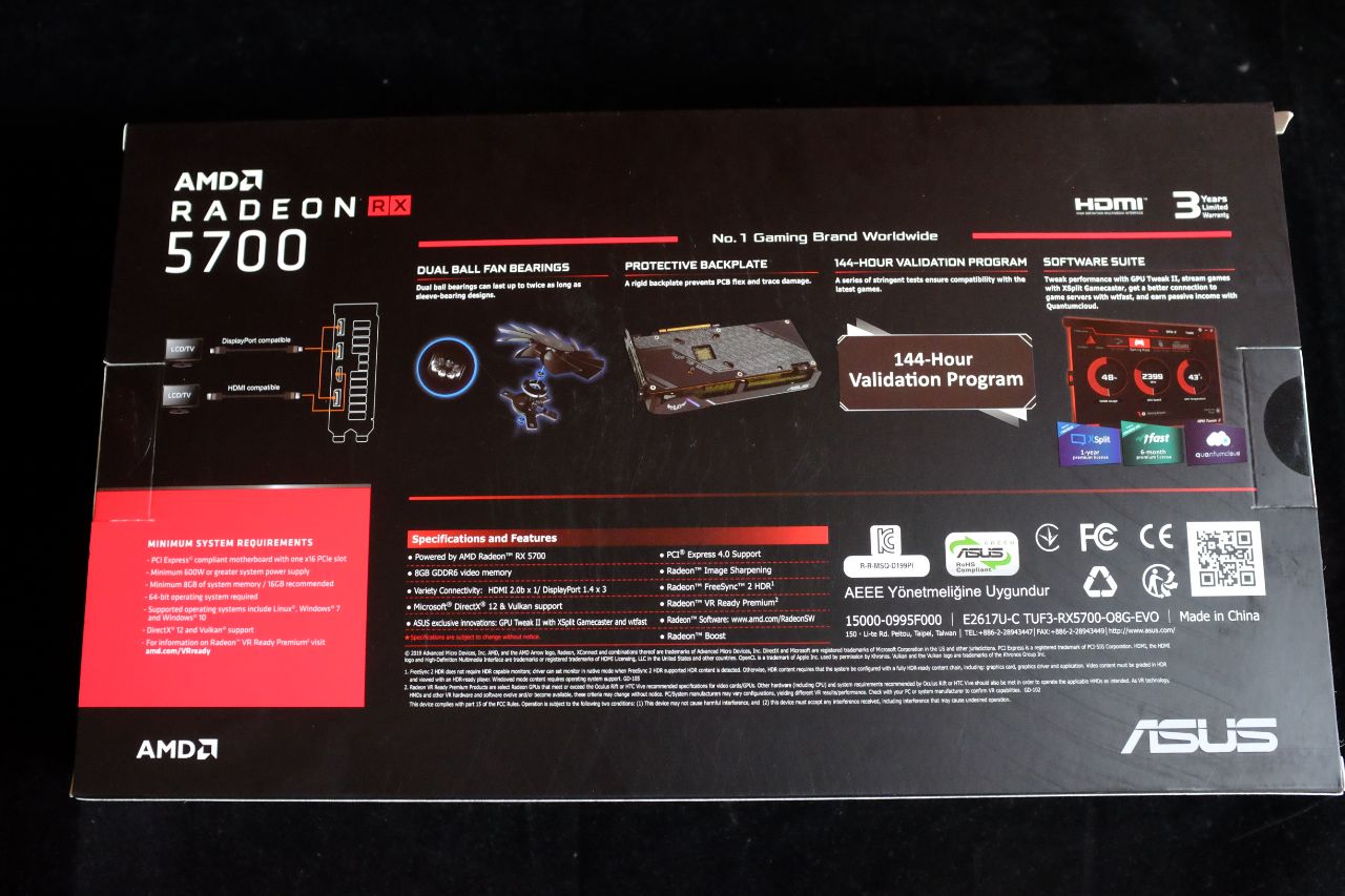 ASUS RX 5700 TUF GAMING X3 8GB – Đánh Giá Gaming Gear