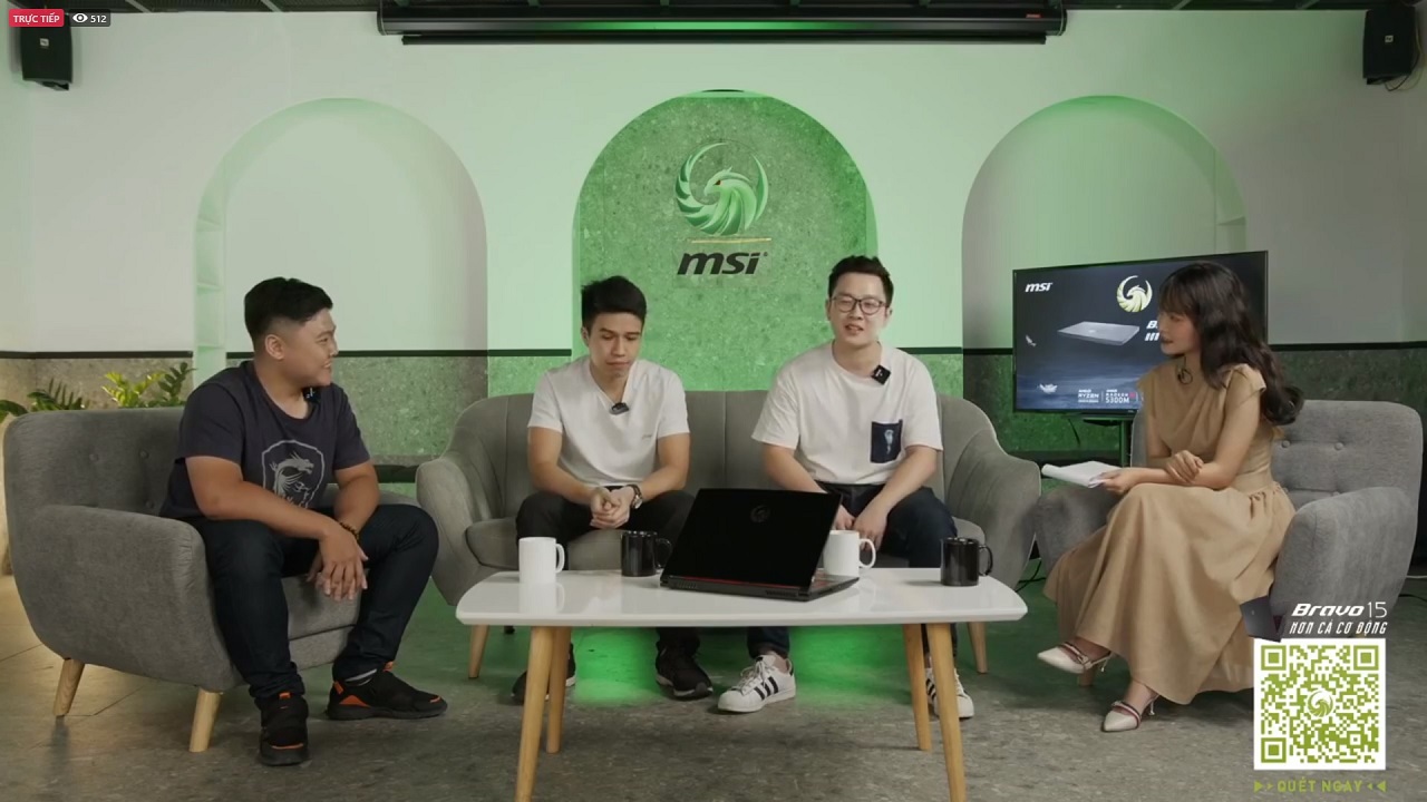 MSI tổ chức buổi giới thiệu MSI Bravo 15 qua mạng