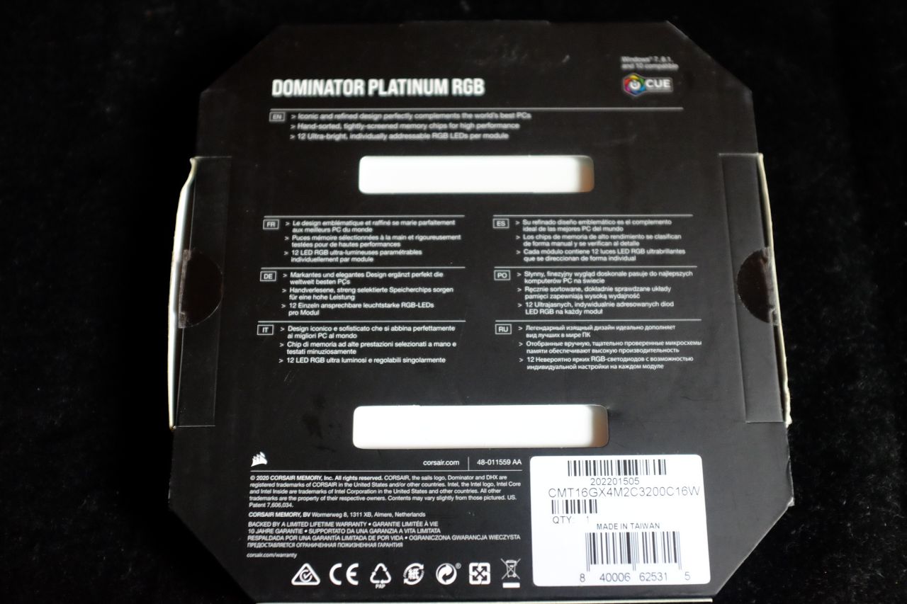 Corsair Dominator Platinum RGB 16GB 3200MHz - Đánh Giá Nhanh