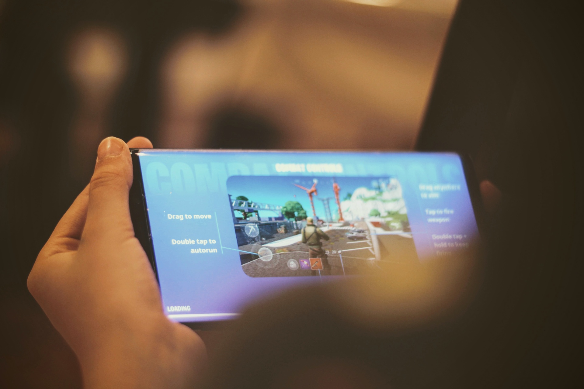 Người chơi Fortnite trên Android