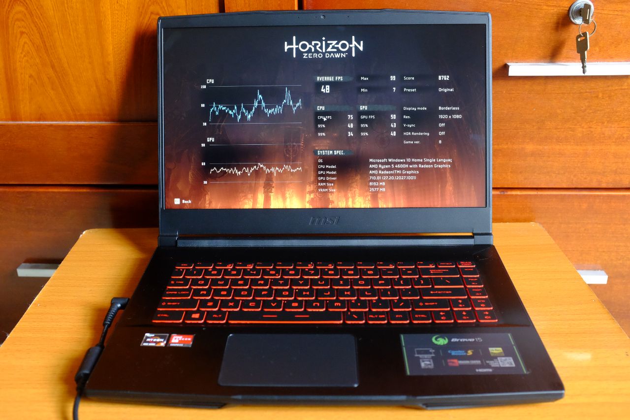 MSI Bravo 15 - Đánh giá Gaming Gear