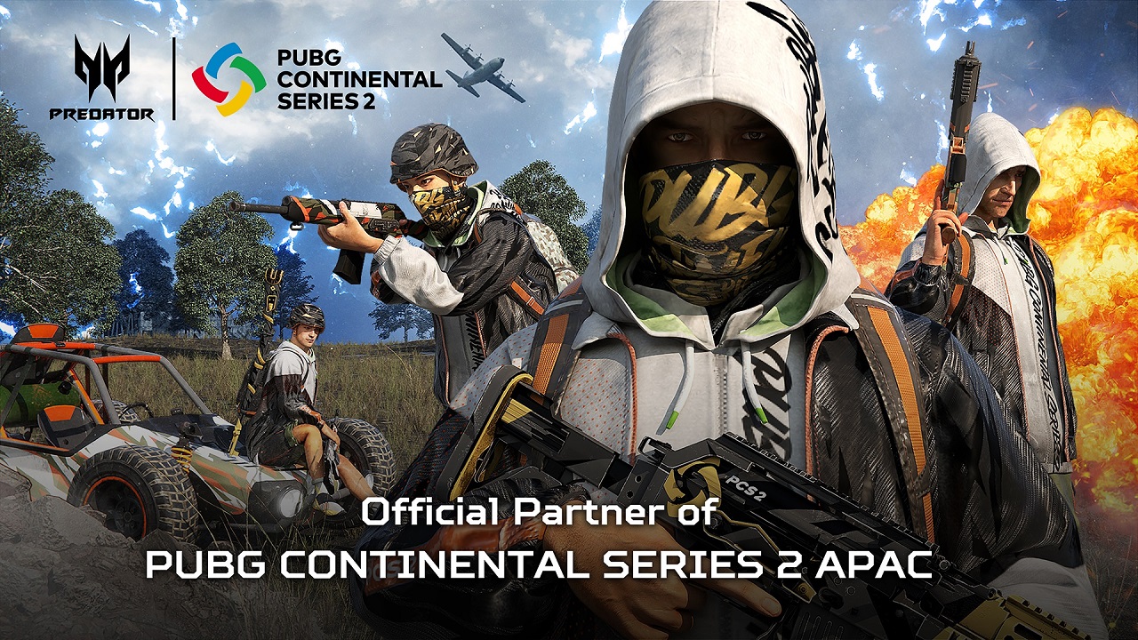 Acer là nhà tài trợ chính thức cho PUBG Continental Series 2 APAC