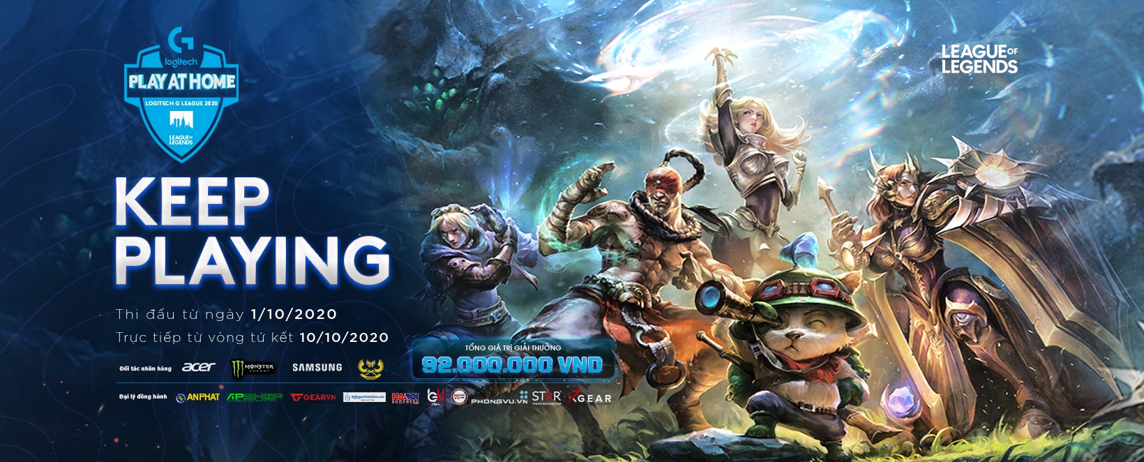 Logitech G League 2020 quy tụ hơn 80 đội tự do trong ngày đầu