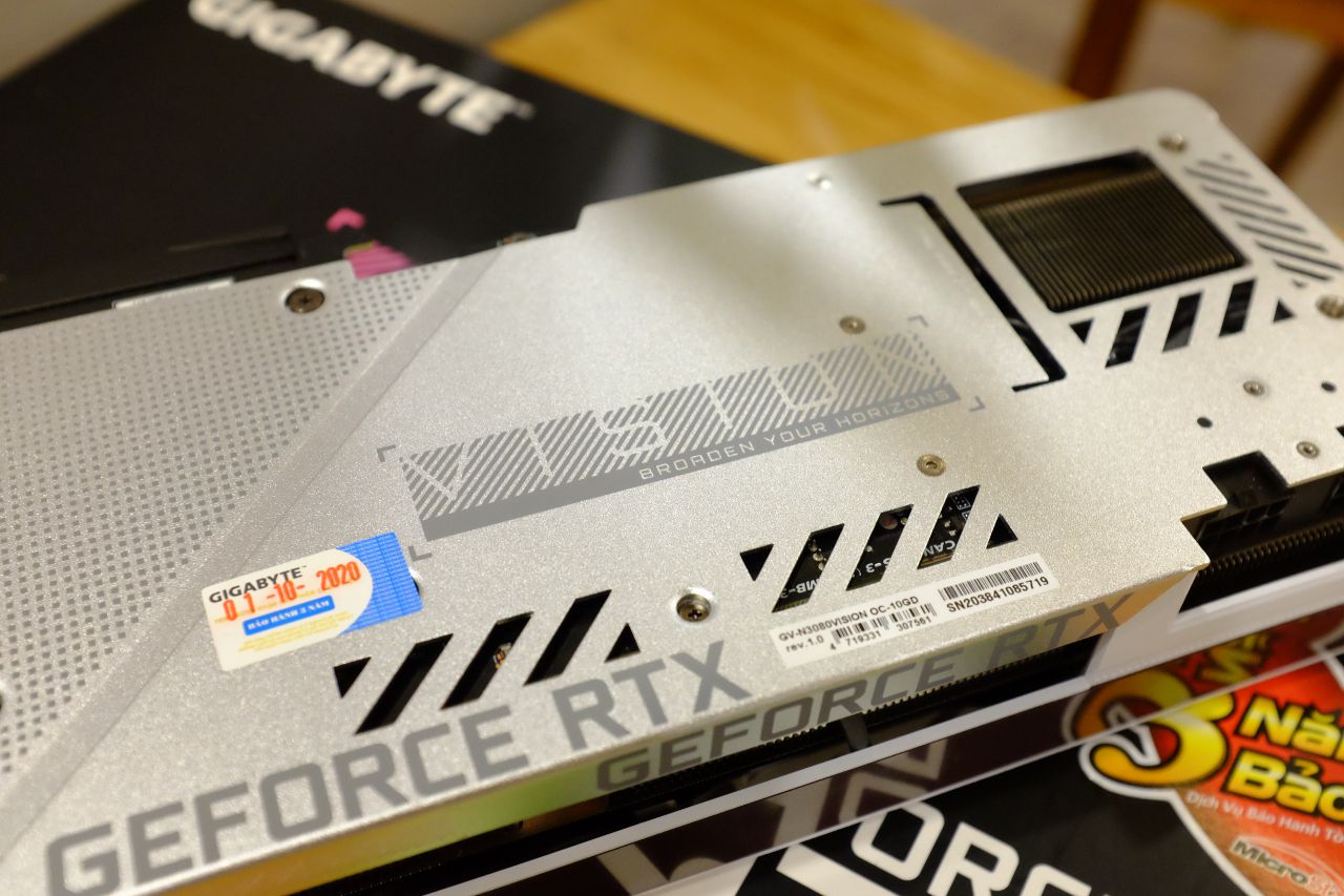 Gigabyte RTX 3080 Vision OC 10G - Đánh Giá Gaming Gear