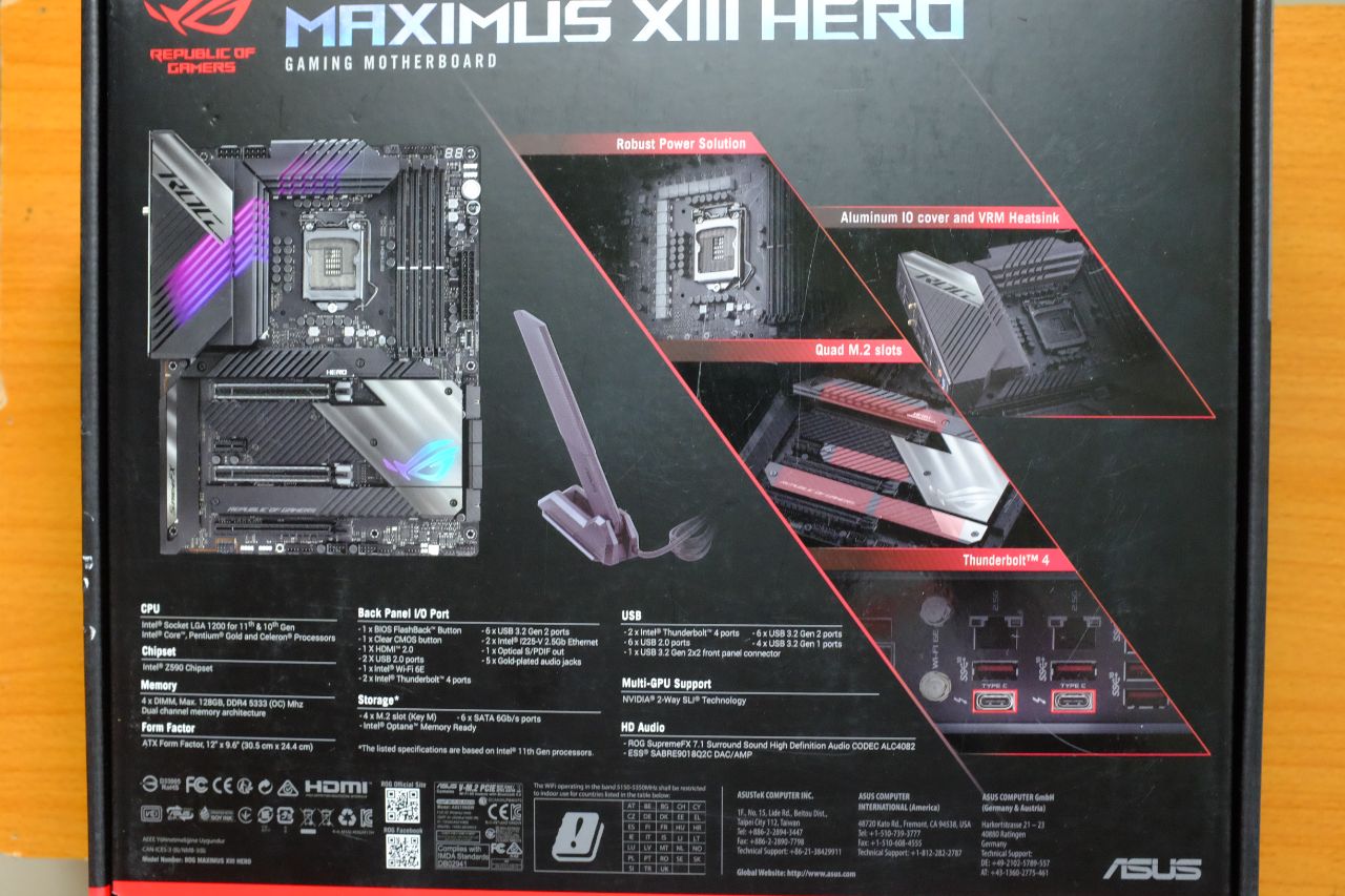 ASUS Maximus XIII Hero - Đánh Giá Nhanh