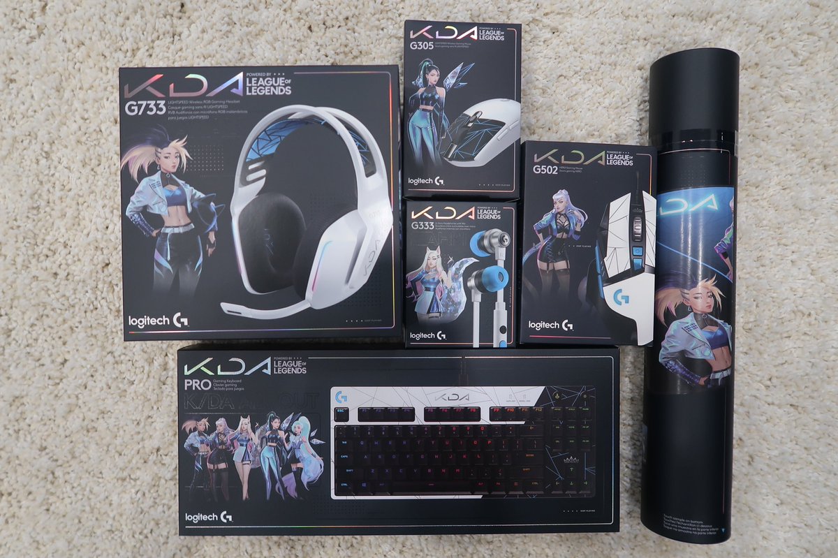 Logitech G ra mắt bộ sản phẩm K/DA Collection