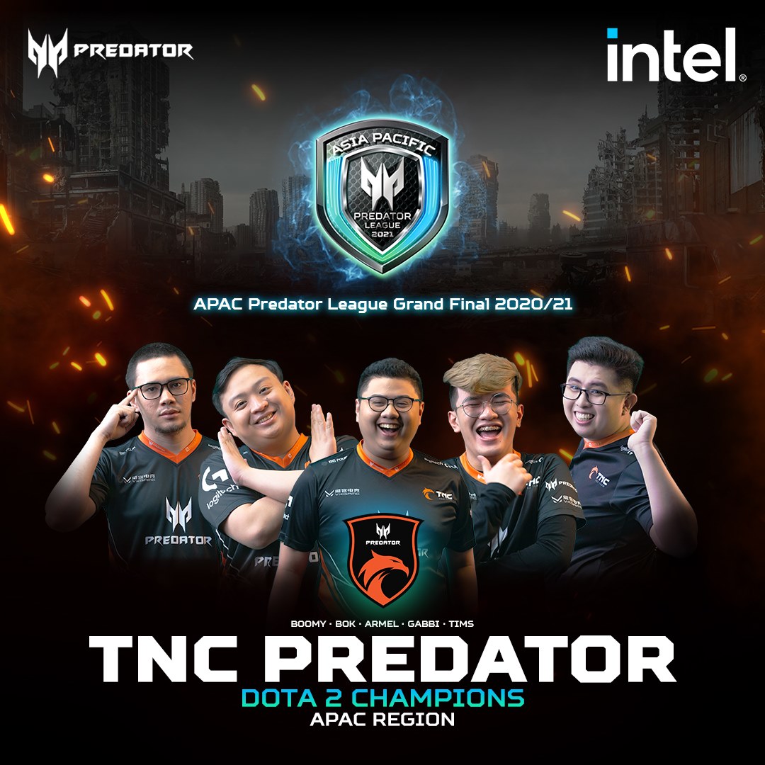 Giải đấu Predator League 2020/21 Châu Á - Thái Bình Dương kết thúc 