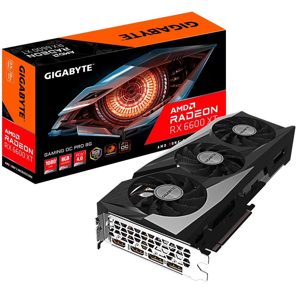 GIGABYTE ra mắt dòng card đồ họa AMD Radeon RX 6600 XT