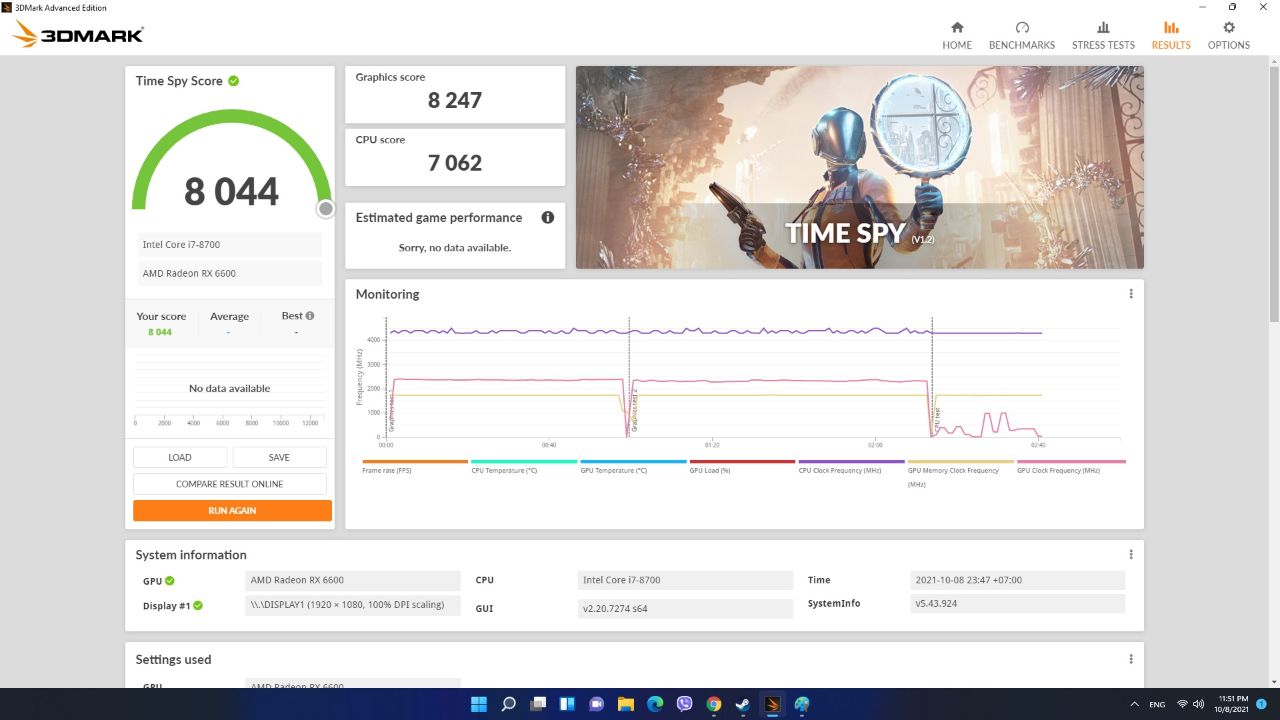 AMD RX 6600 XFX Speedster SWFT 210 - Đánh Giá Gaming Gear