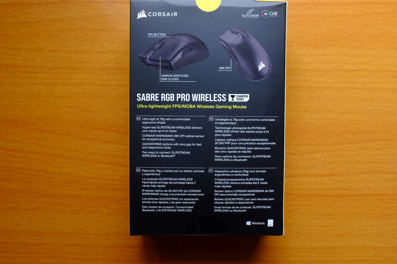 Corsair Sabre PRO Wireless Champion Series - Đánh Giá Gaming Gear