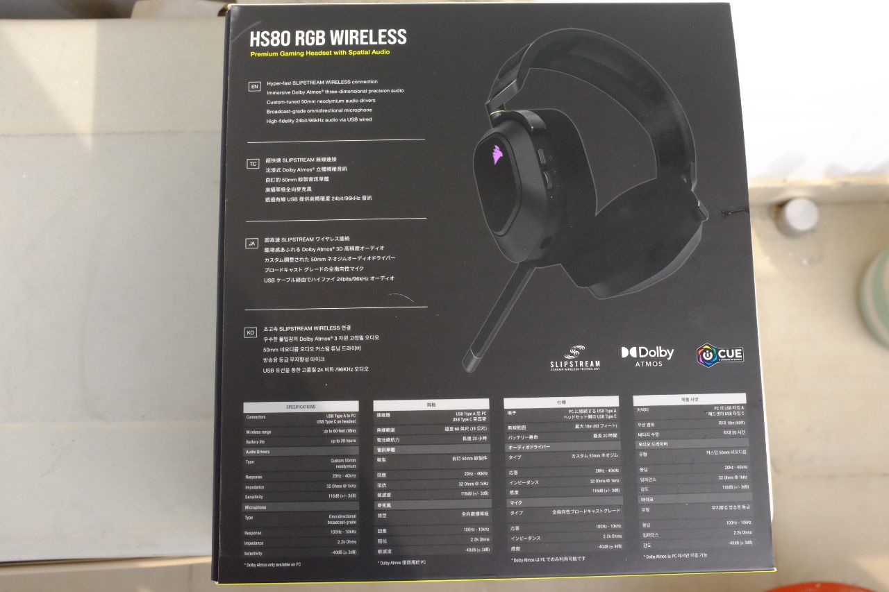 Corsair HS80 RGB Wireless - Đánh Giá Gaming Gear