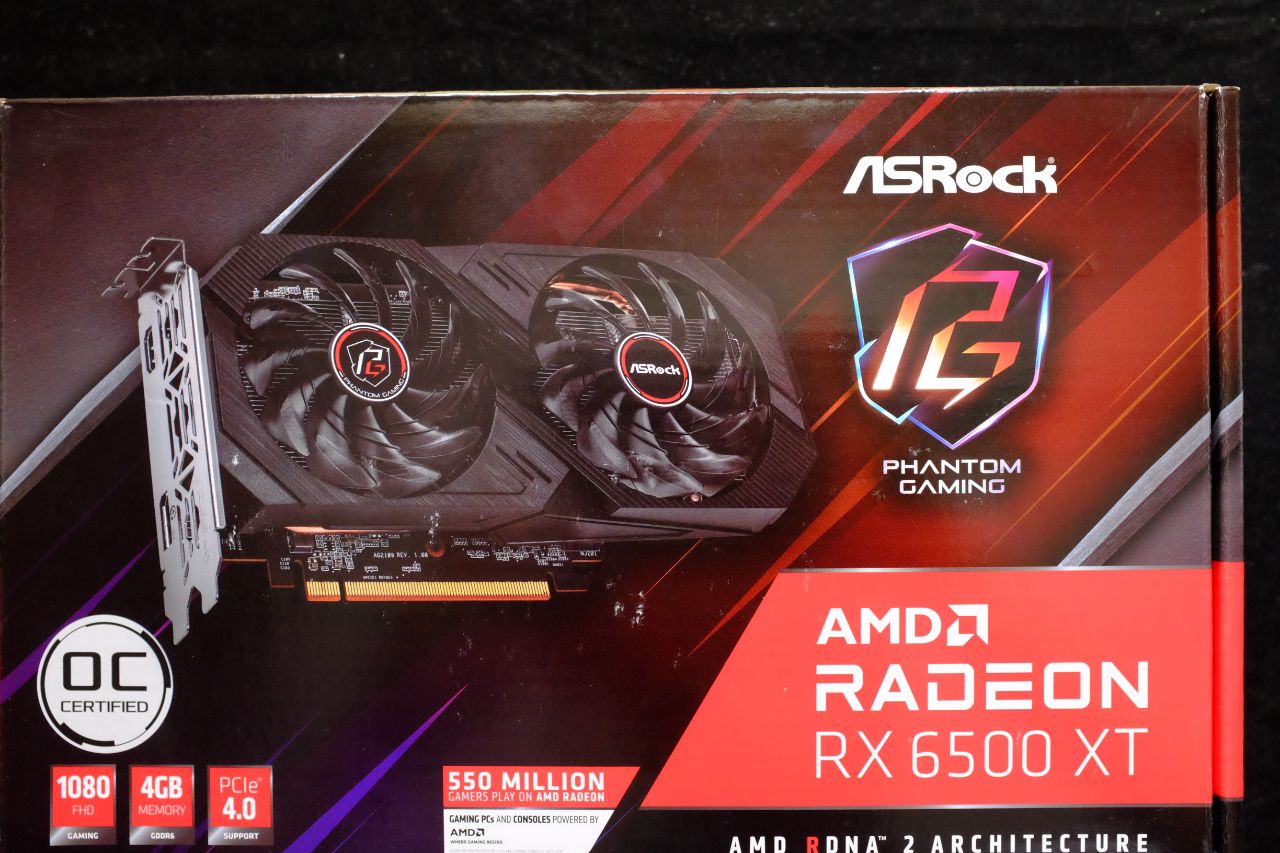 AMD RX 6500 XT ASRock Phantom - Đánh Giá Gaming Gear
