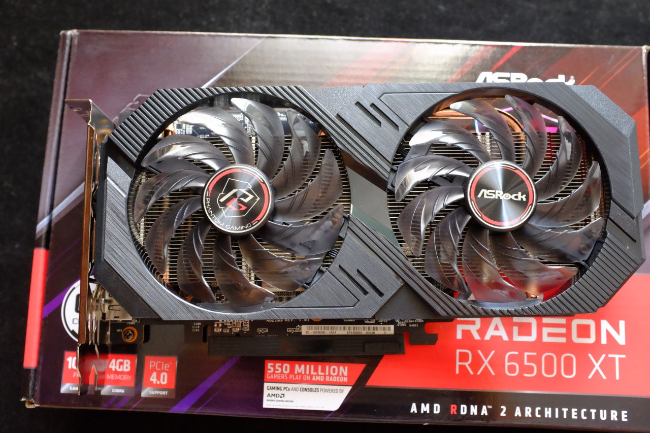 AMD RX 6500 XT ASRock Phantom - Đánh Giá Gaming Gear