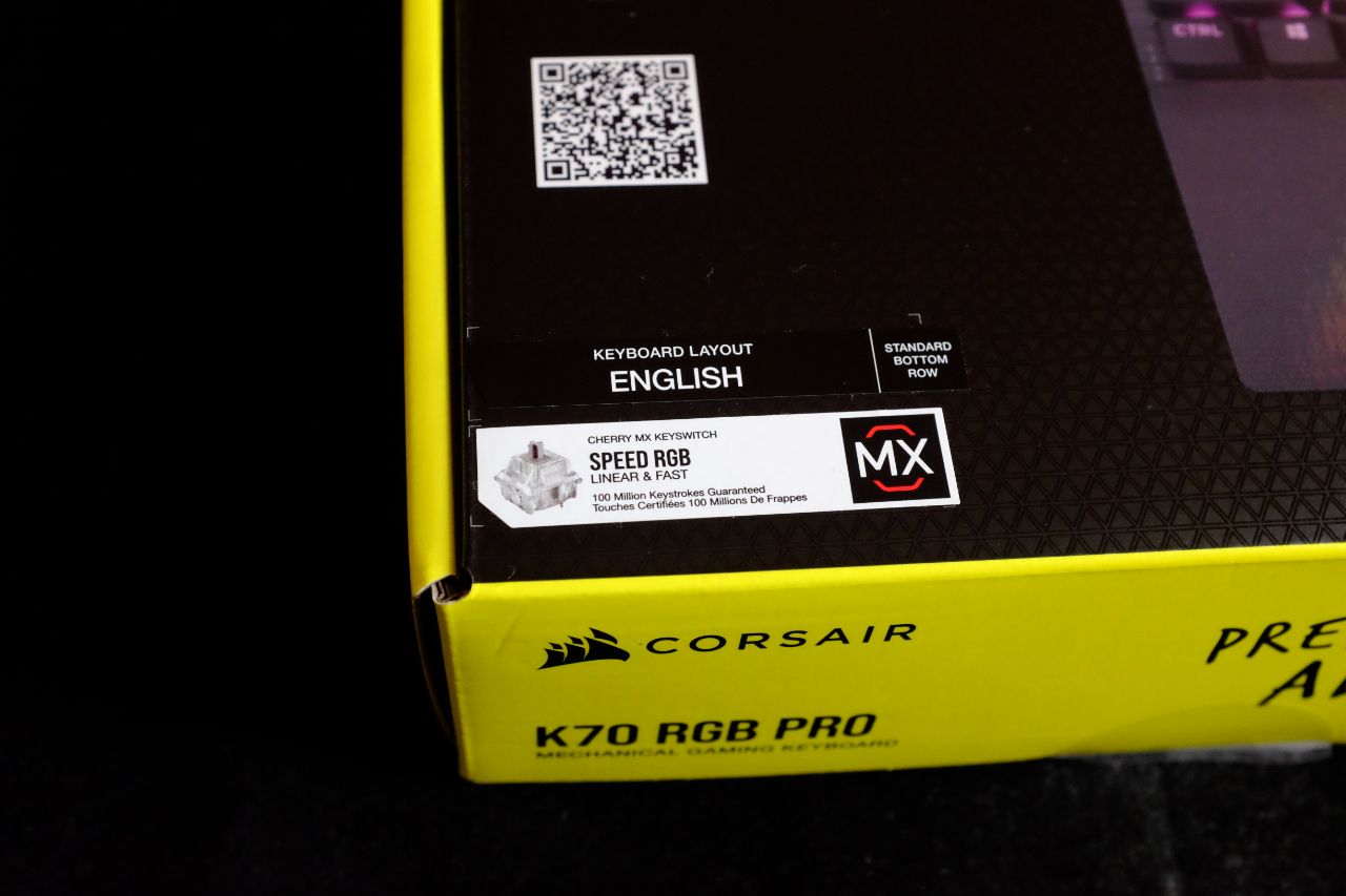 Corsair K70 RGB Pro Speed Switch - Đánh Giá Nhanh