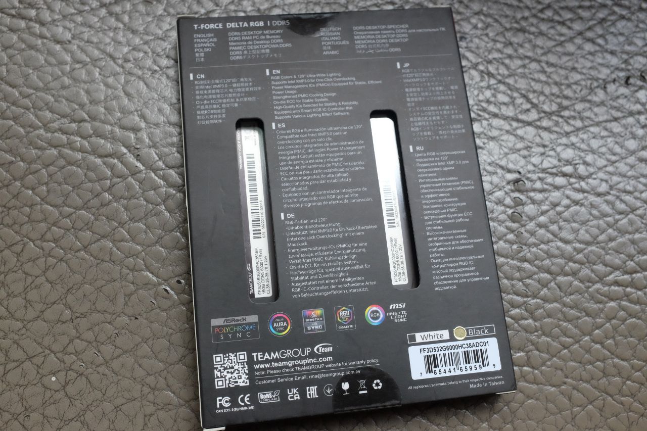 T-Force Delta RGB DDR5 6000MHz - Đánh Giá Nhanh