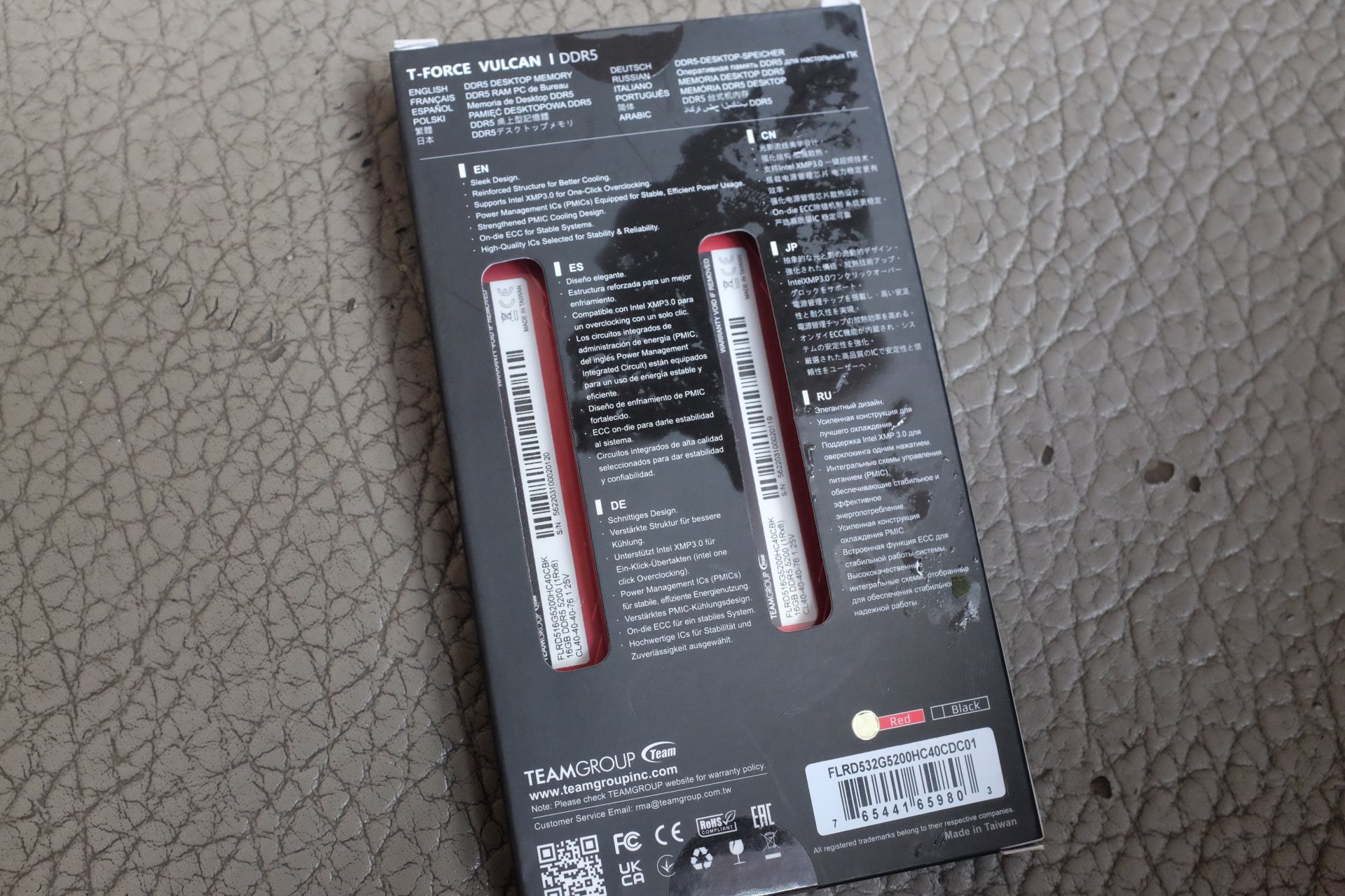 T-Force Vulcan DDR5 - Đánh Giá Nhanh