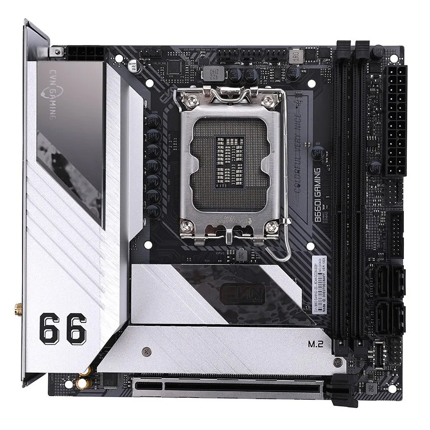 Thiết kế trắng-đen đối nghịch giữa hai mẫu CVN B660I GAMING FROZEN và CVN B660I GAMING