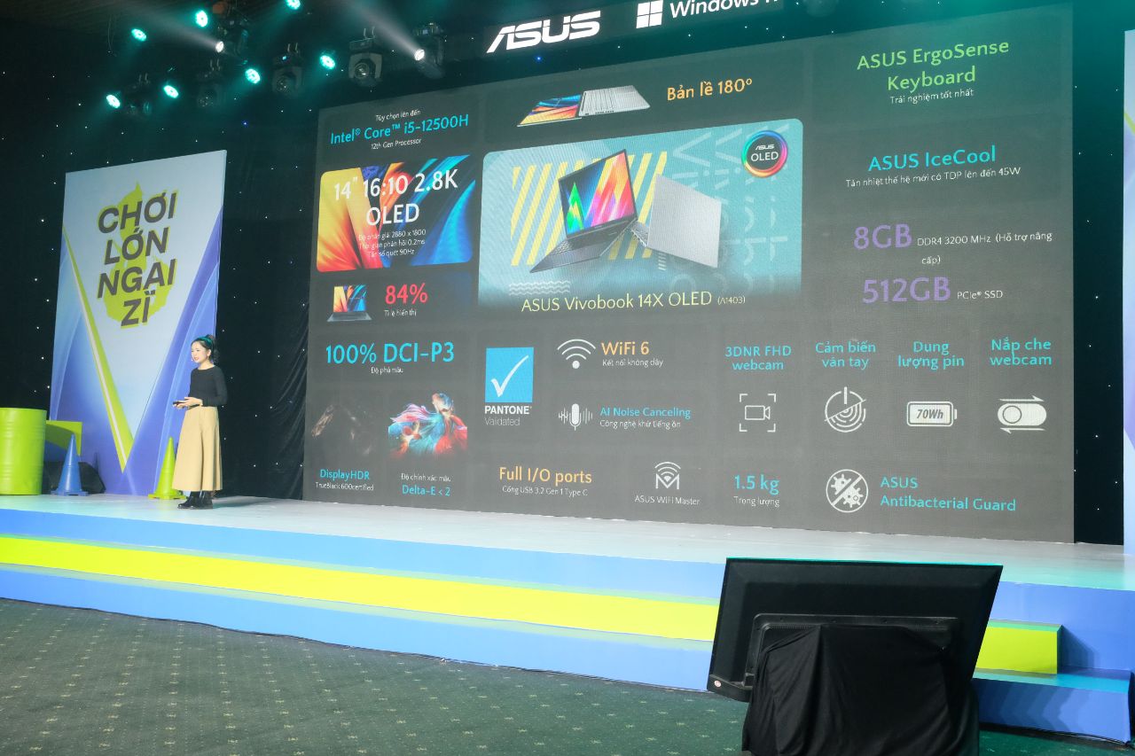 ASUS cho ra mắt dòng laptop Vivobook 14X/15X OLED - Sự Kiện
