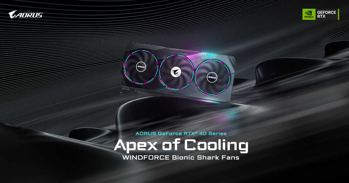 GIGABYTE trình làng card đồ họa AORUS sử dụng GPU NVIDIA GeForce RTX 40 Series - Tin Gaming Gear
