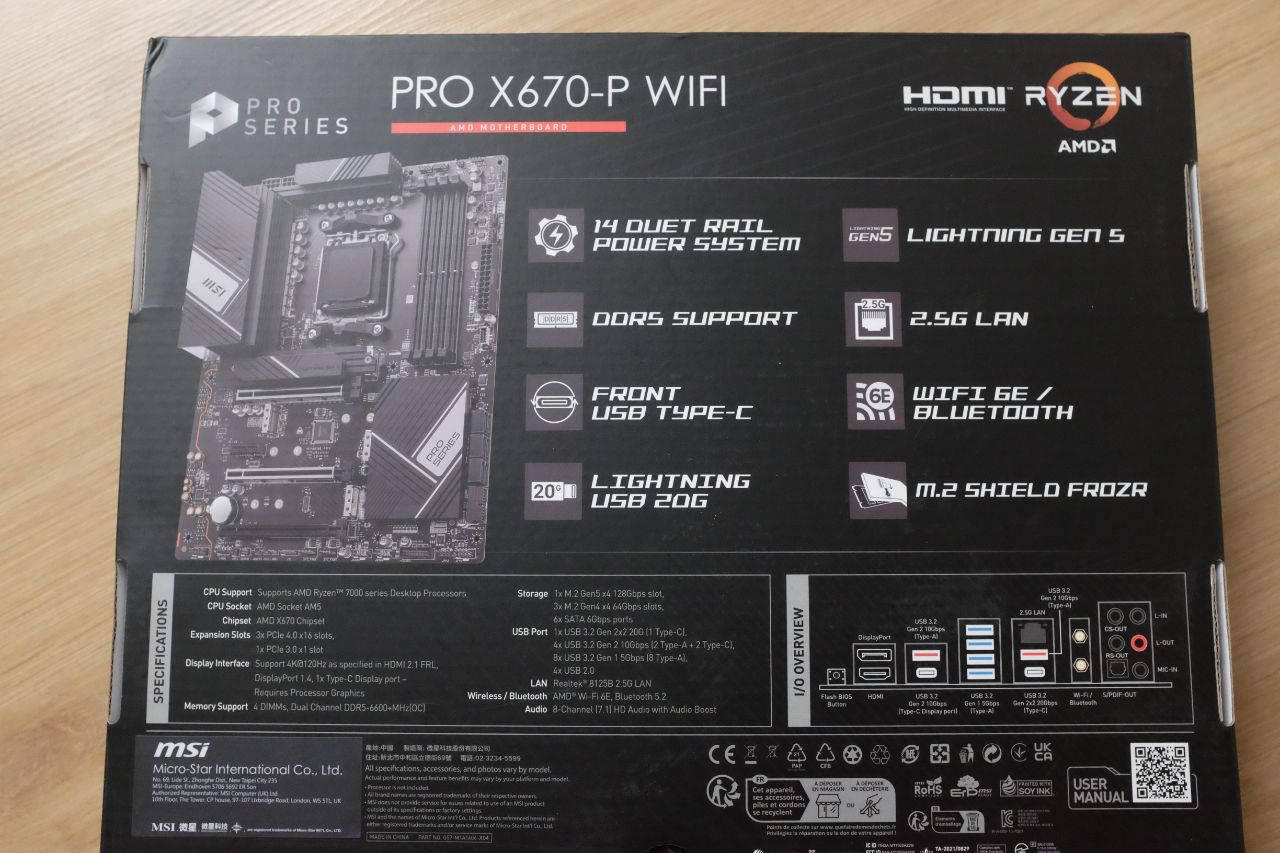 MSI Pro X670-P Wifi - Đánh Giá Nhanh