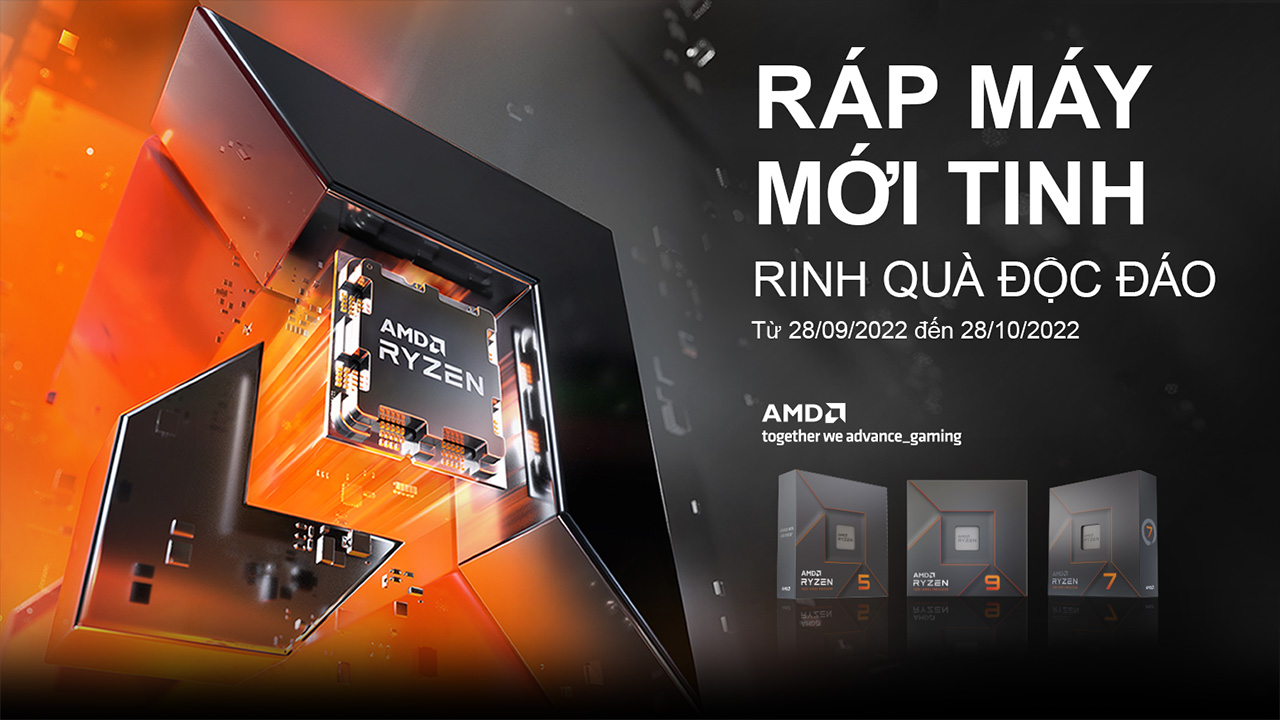 Chương trình "Ráp máy mới tinh - Rinh quà độc đáo" của AMD