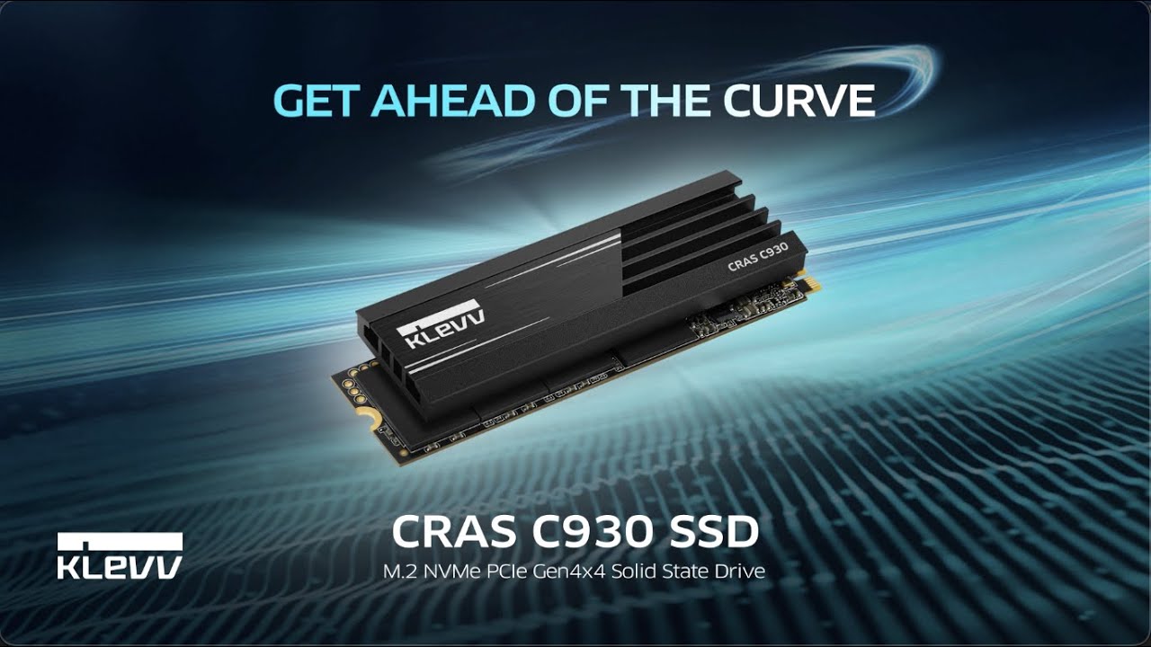 KLEVV giới thiệu ba mẫu SSD CRAS M.2 NVMe mới - Tin Gaming Gear